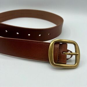 Joan & David Men's Italian, Brown Leather Belt, NWOT, Size M